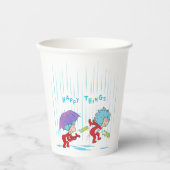 幸せなこと二つ 紙コップ (正面)