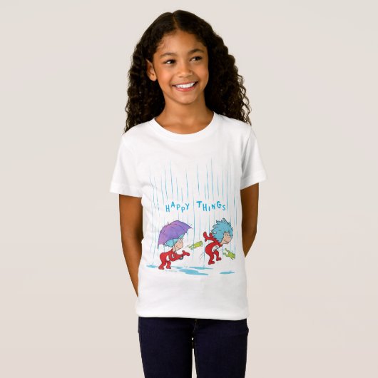 幸せなこと二つ Tシャツ (正面フル)