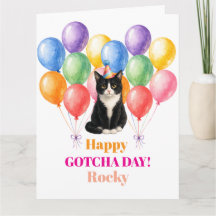 幸せなご契約記念日 タキシード猫 ペット