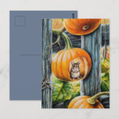 幸せなねずみ ポストカード (正面/裏面)