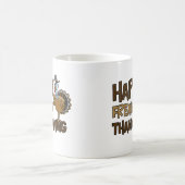 幸せなひどく神経質になる感謝祭 コーヒーマグカップ (中央)