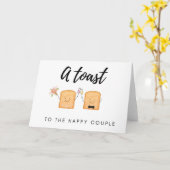 幸せなふたりにお祝いを | かわいい結婚カード カード (黄色い花)