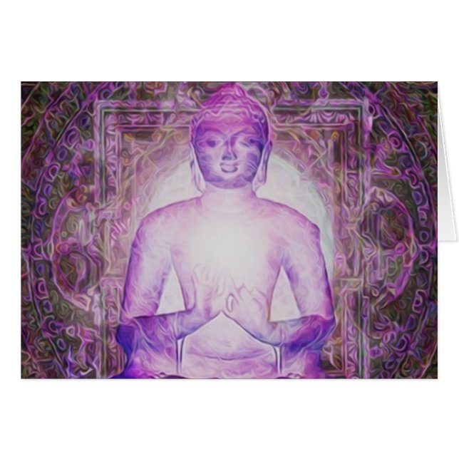 幸せなめい想の仏 (正面横)