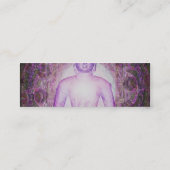 幸せなめい想の仏 スキニー名刺 (裏面)