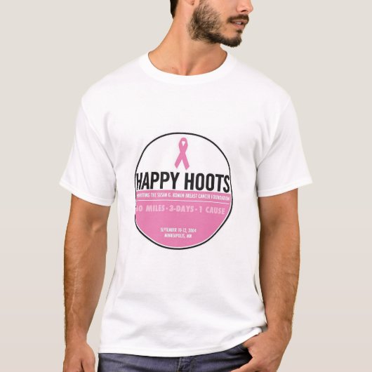 幸せなやじり声 Tシャツ (正面)