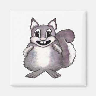 幸せなりすまのキャラクターイラスト マグネット