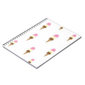 幸せなアイスクリーム ノートブック (左側)