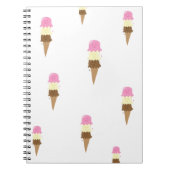 幸せなアイスクリーム ノートブック (正面)