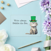 幸せなアイルランドの猫 アクリル招待状 (インサイチュ (ウェディング))