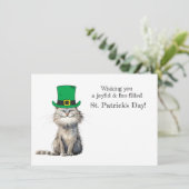 幸せなアイルランドの猫 招待状 (スタンド正面)