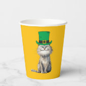 幸せなアイルランドの猫 紙コップ (裏面)