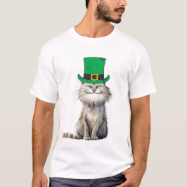 幸せなアイルランドの猫 Tシャツ