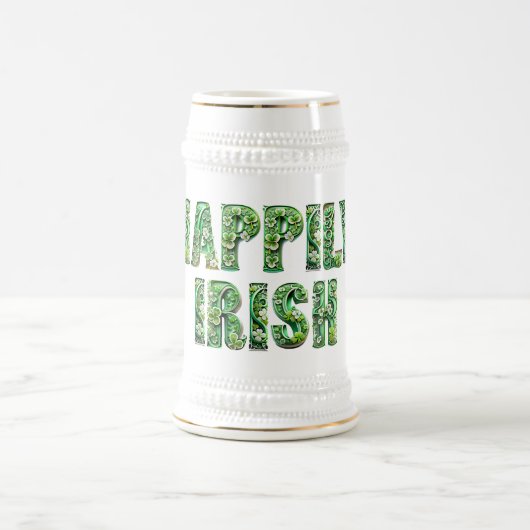 幸せなアイルランド ビールジョッキ (中央)