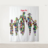 幸せなアウトテープストリー タペストリー (正面)