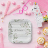 幸せなアニバーサリー ペーパープレート (パーティー)