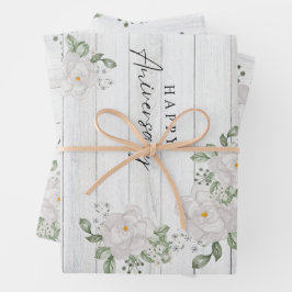 幸せなアニバーサリー ラッピングペーパーシート