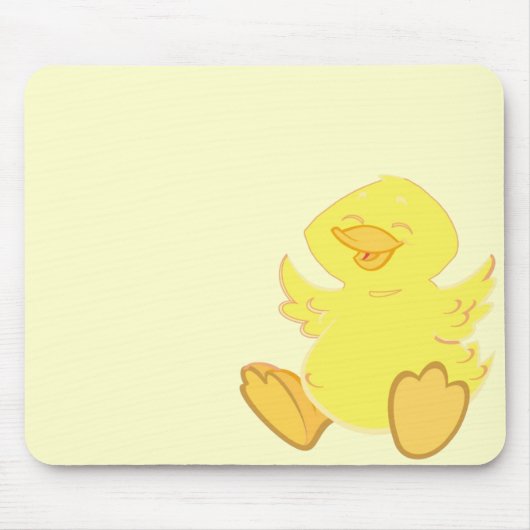 幸せなアヒルのマウスパッド マウスパッド (正面)
