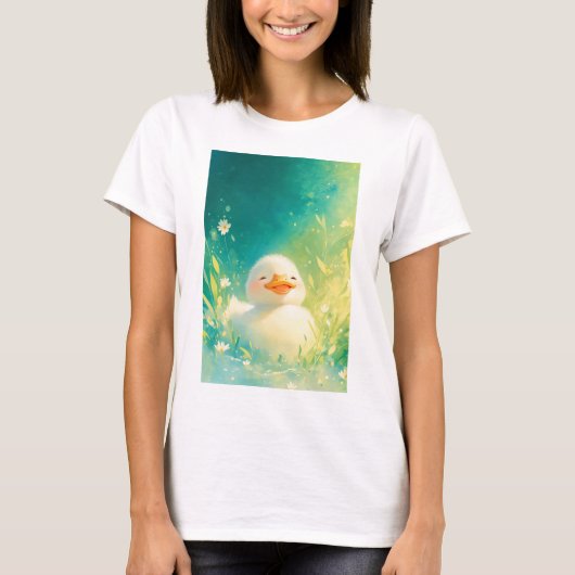 幸せなアヒルの日 Tシャツ (正面)
