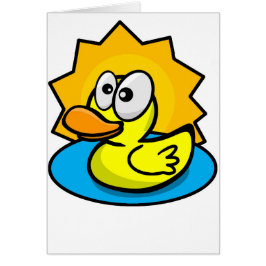 幸せなアヒルカード