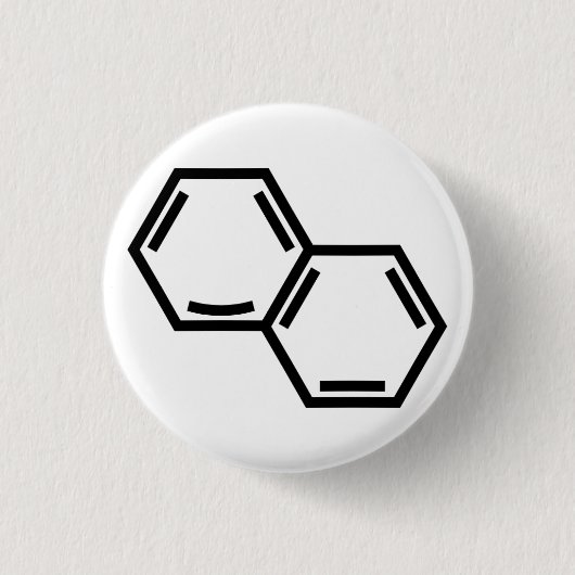 幸せなアレーン(倍、黒) 缶バッジ (正面)