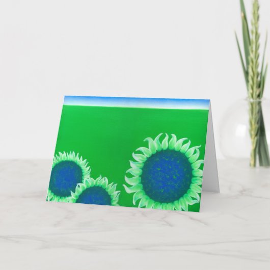 "幸せなアースデー!" カード (正面)