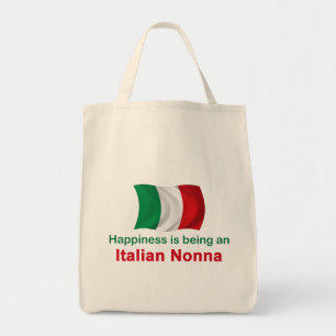 幸せなイタリア語Nonna トートバッグ