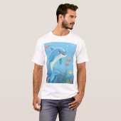 幸せなイルカの瞬間 Tシャツ (正面フル)