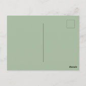 幸せなウェスティーと自然の小道 ポストカード (裏面)