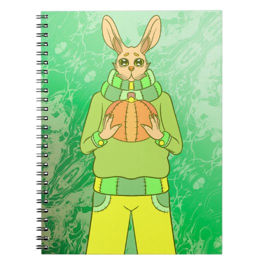 幸せなウサギ ノートブック (正面)