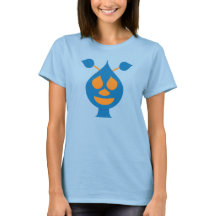 幸せなエイリアン 女性用Tシャツ