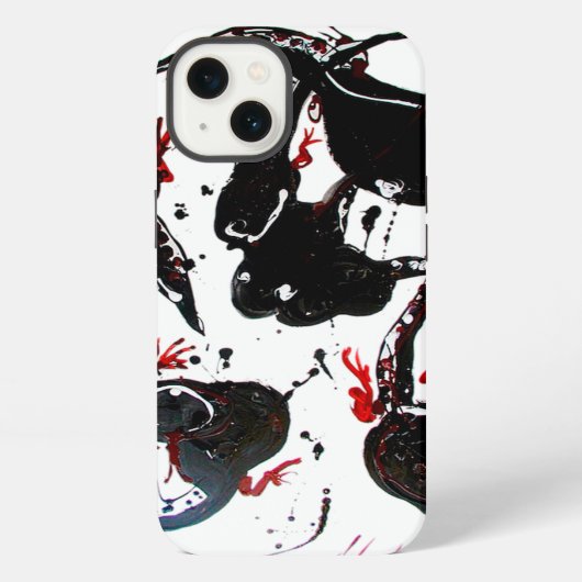 幸せなオタマジャクシ iPhoneケース (裏面)