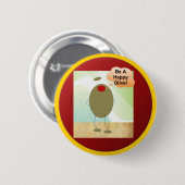 幸せなオリーブ 缶バッジ (正面&裏面)