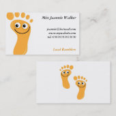 幸せなオレンジ足 名刺 (正面/裏面)