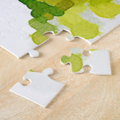 幸せなカエルのジグソーパズル ジグソーパズル (側面)