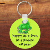 幸せなカエル キーホルダー (正面)