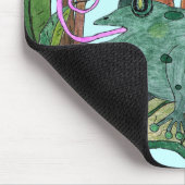 幸せなカエル マウスパッド (コーナー)