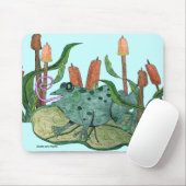 幸せなカエル マウスパッド (マウス)