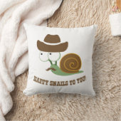 幸せなカタツムリ！ クッション (ブランケット)