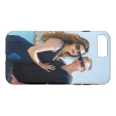 幸せなカップルの写真それをパーソナライズ Case-Mate iPhoneケース (裏面(横))