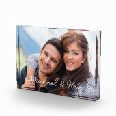 幸せなカップルの写真 | 写真パーソナライズされたブロック フォトブロック (右)