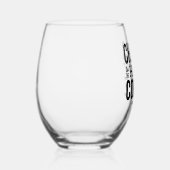 幸せなカップルへの婚約した結婚応援 ステムなしワイングラス (右)