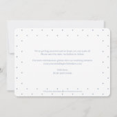 幸せなカップル編集可能な色日付カードを保存 サンキューカード (裏面)