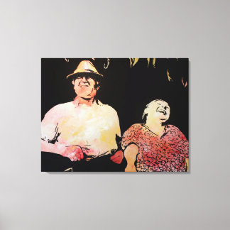 幸せなカップル キャンバスプリント