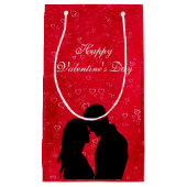 幸せなカップル スモールペーパーバッグ (正面)