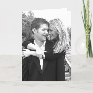 幸せなカップル 案内状