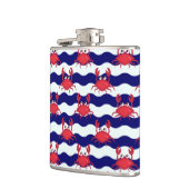 幸せなカニパターン フラスク (左)