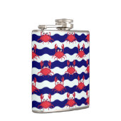 幸せなカニパターン フラスク (右)