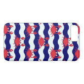 幸せなカニパターン Case-Mate iPhoneケース (裏面(横))