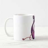 幸せなカバのかぎ針編みのカバ コーヒーマグカップ (左)