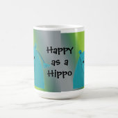幸せなカバ コーヒーマグカップ (中央)